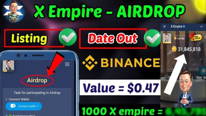 X Empire Airdrop Listing Date Announced 