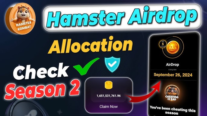 Hamster Kombat Reveals Airdrop Allocations