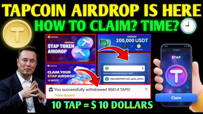 TapCoin Airdrop Exchange Listing Tomorrow